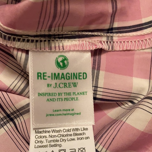 NWT J. Crew violet plaid halter top. - Picture 9 of 10